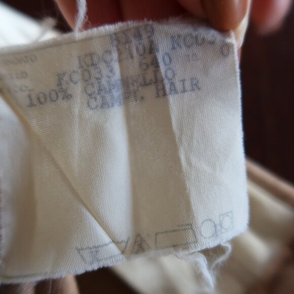 Michael Kors Collection camel/tan pants 100% camel hair sz 4 Made in Italy SOFT! - Picture 14 of 14